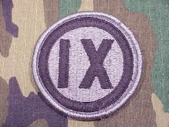 Armabzeichen 9th Regional Support Command / IX Corps, ACU Digital