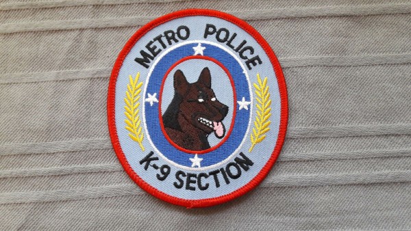 Armabzeichen Metro Police K-9 Section Hundeführer
