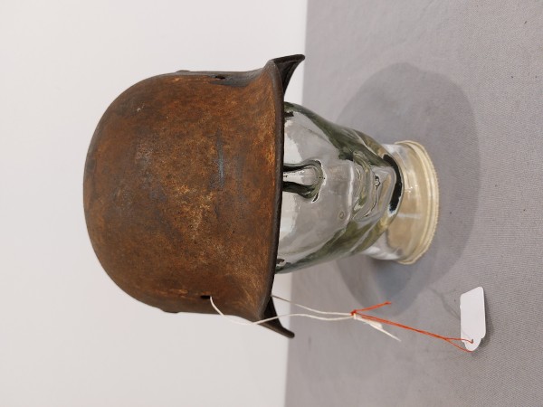 Wehrmacht Helm Stahlhelm M40 Bodenfund - Größe ca. Glockengröße 64