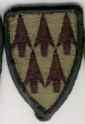 Armabzeichen Army Ground Forces, tarnfarben ( OD )