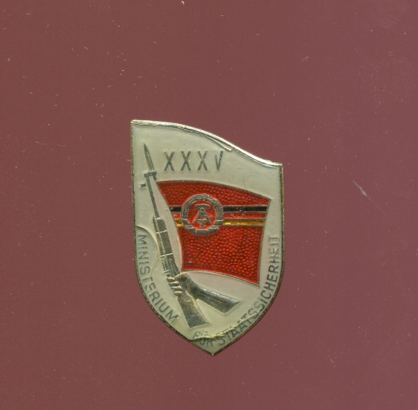 DDR Erinnerungsabzeichen XXXV 35 Jahre Ministerium für Staatssicherheit