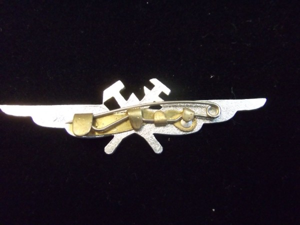 Brustabzeichen - Qualifizierungsspange, Luftwaffe - Ingenieur, Aliminium