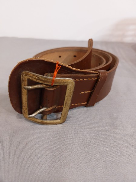 DDR Koppel Lederkoppel für Offiziere NVA braun 120cm