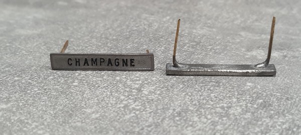 Gefechtsspange "Champagne" zur Kyffhäuser- Denkmünze, silber (113)