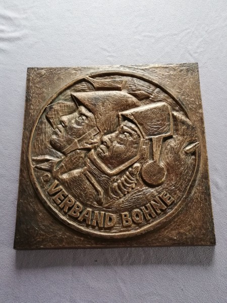DDR NVA Wandplatte Verband Bohne 1.Luftverteidigungsdivision