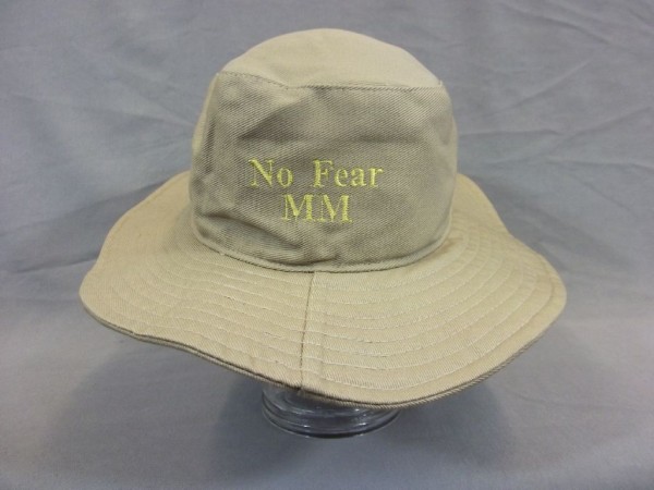 Tropenhut/ Dschungelhut/ Booniehat in khaki mit Stickerei S 71 GEPARD P 6121 Enduring Freedom, auf der Rückseite in gelb eingestickter Namenszug #Größe 58# - Sonderpreis