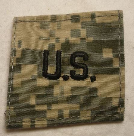 Dienstgradabzeichen, Kragenabzeichen, ACU Digital, ohne Klett, U.S.