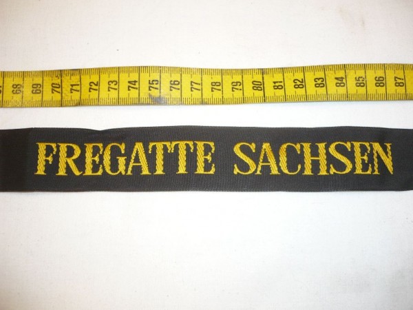 Mützenband, Fregatte Sachsen