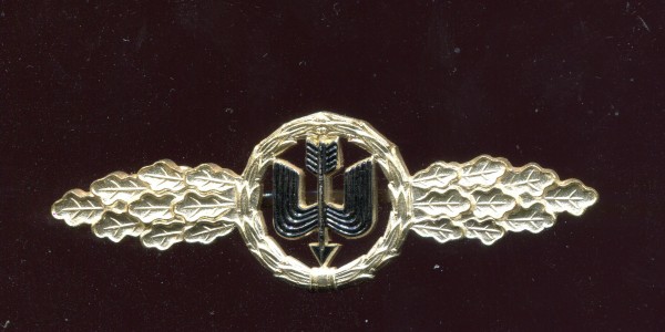 Orden 1939 / 1957 Frontflugspange für Zerstörer und Schlachtflieger in Silber o.Auflage