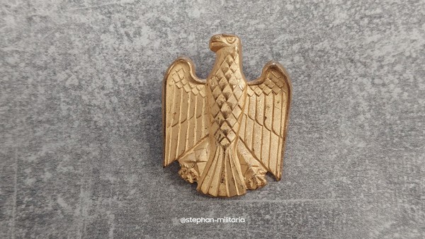 BGS Mützenabzeichen Bundesadler Gold mit Splinten