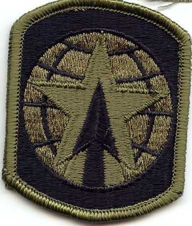 Armabzeichen 16th Mil. Police Brigade, tarnfarben ( OD )