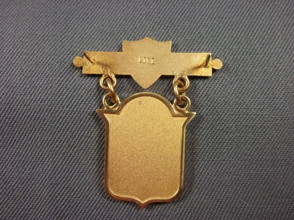 Brustabzeichen, Competition Medal, Distinguished Pistol Shot, National Guard, Metall, Gold