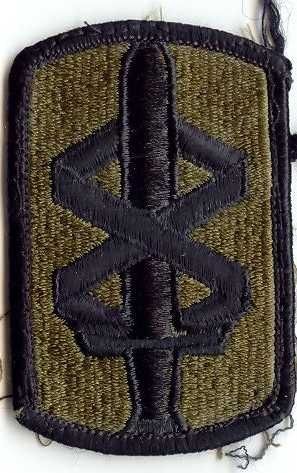 Armabzeichen 18th Medical Brigade, tarnfarben ( OD )