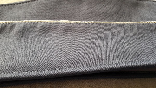 Schiffchen M40 für Offiziere, blaugraues Trikot # Größe 58# 
