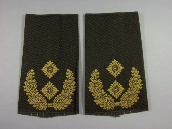 Rangschlaufen Generalmajor, gelb in oliv