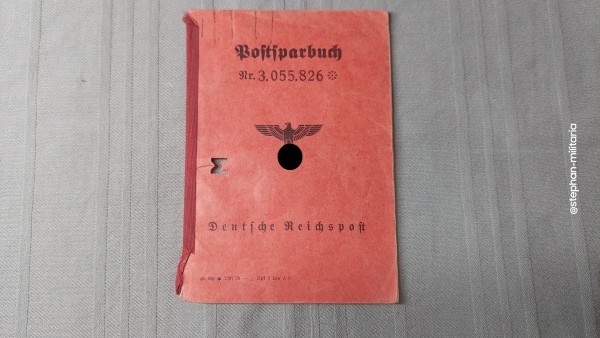 3.Reich Postsparbuch Deutsche Reichspost - von 1940 bis 1992 !!!