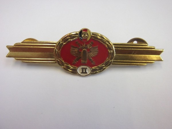 Klassifizierungsabzeichen,Qualifizierungsspange, Artillerie und Sperrwaffen Stufe 2