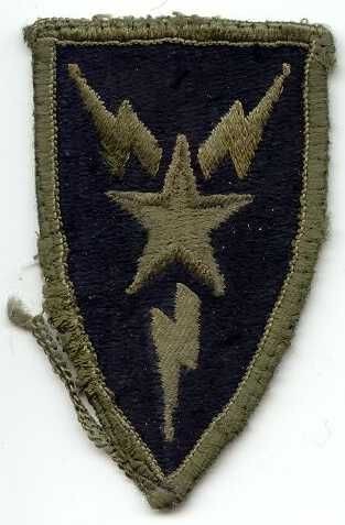 Armabzeichen 3rd Signal Brigade, tarnfarben ( OD )