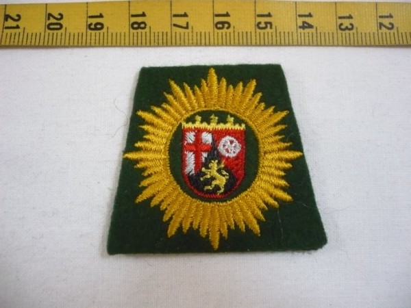 Rheinland-Pfalz: Mützenstern/ Bergmützenabzeichen, Polizei Rheinland-Pfalz