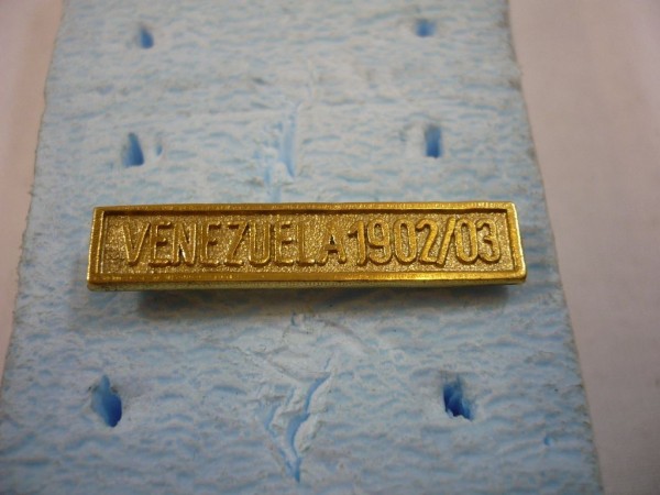 Gefechtsspange "Venezuela 1902/03" zur Kolonial Denkmünze, geprägt (111)