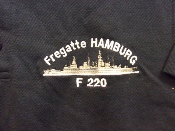Polohemd, Fregatte Hamburg F220, #Größe M#