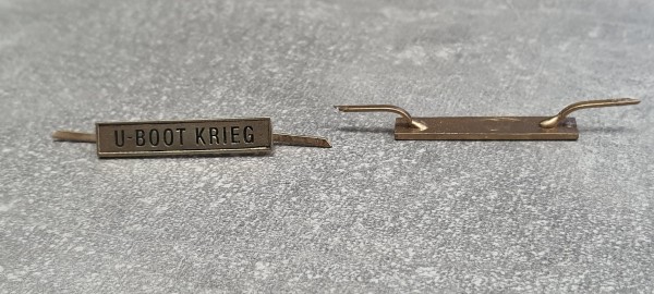 1.WK Gefechtsspange "U-BOOT KRIEG" zur Kyffhäuser- Denkmünze (114)