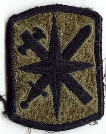 Armabzeichen 14th Mil. Police Brigade, tarnfarben ( OD )