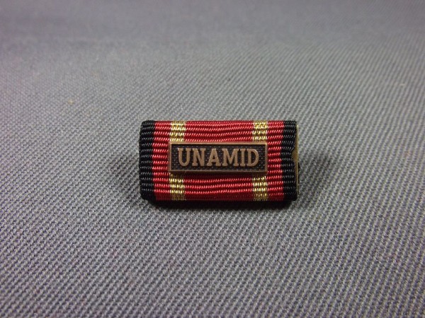 Bundeswehr Einsatzmedaille UNAMID in bronze, Bandschnalle