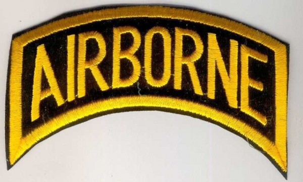 Schriftzug/ Schriftbogen/ Tab, AIRBORNE 