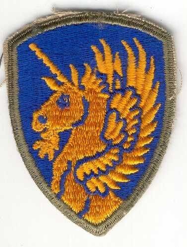 Armabzeichen 13th Airborne Division, bunt, 2.Weltkrieg