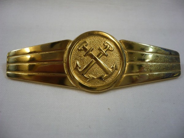 Tätigkeitsabzeichen, Personal im allgemeinen Marinedienst, Gold, Metall  