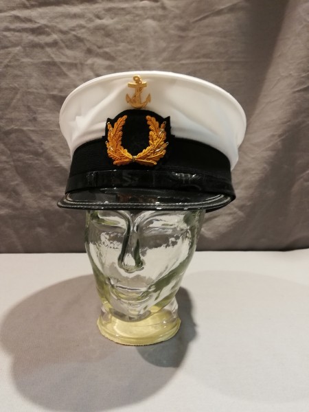 Handelsmarine Schirmmütze Marine weiß Grösse 57 - Kempf