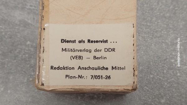 DDR Dias - Dienst als Reservist... 34 Stück Militärverlag der DDR