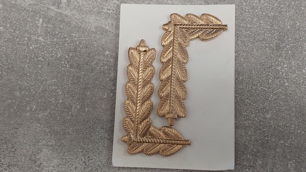 DDR Kragenecken Volksmarine Admiral Metall gold