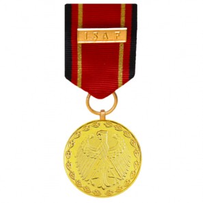 Bundeswehr Einsatzmedaille ISAF in Gold