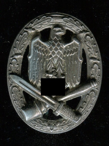 Wehrmacht Heer Allgemeines Sturmabzeichen ohne Hersteller