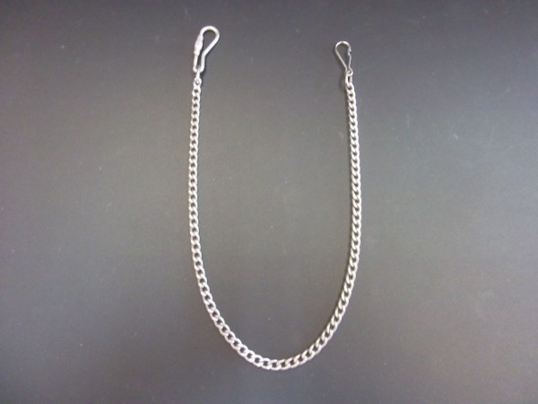 Kette Antike Taschenuhrkette 36 cm lang Silberfarben