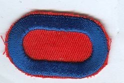 Brustabzeichen, Background Trimming, Oval, 377th Field Artillery Regiment