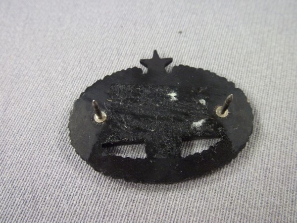Brustabzeichen, Combat Medical Badge (CMB) Second Award, Army und Air Force, Metall, schwarz, gross