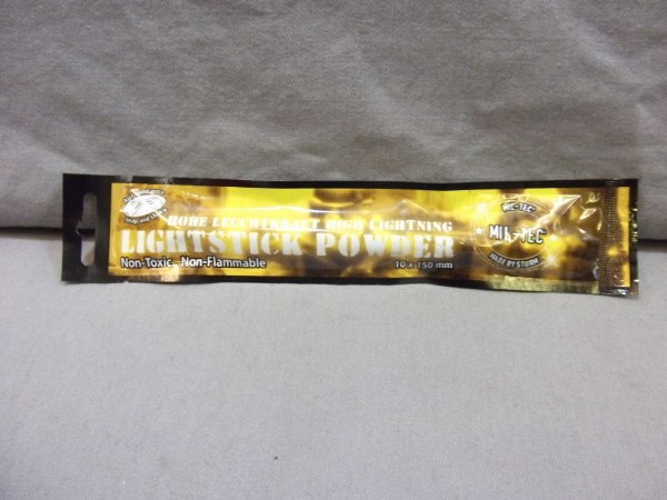Knicklicht, Lightstick Powder, hohe Leuchtkraft 10 x 150mm