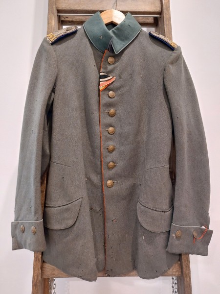 Preussen Feldgraue Uniform - Feldrock M1910 Leutnant 841 Feldartillerie Batterie