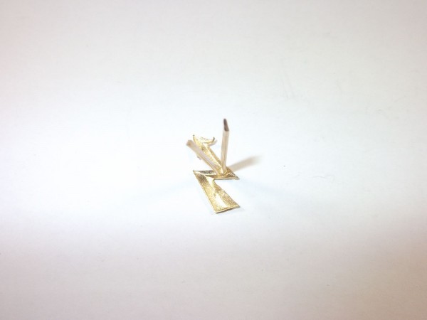 Blitz 18mm ZivFunkPers Ziviles Funk Personal Metall gold