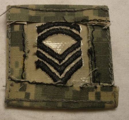 Dienstgradabzeichen, Kragenabzeichen, ACU Digital, ohne Klett, Sergeant First Class