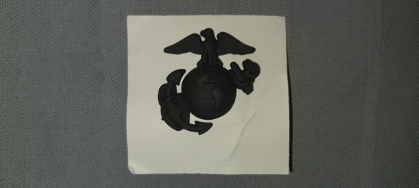 Mützenabzeichen USMC schwarz
