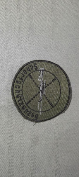Armabzeichen, "Scharfschützenzug", oliv
