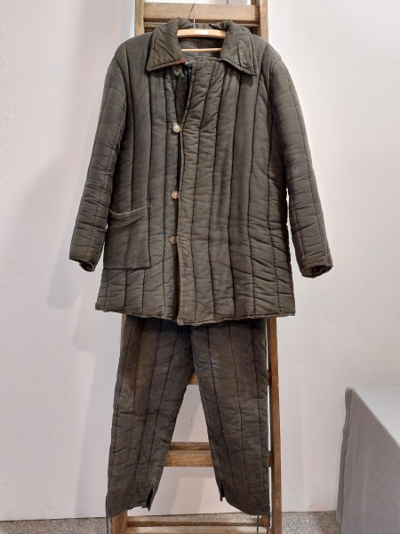 UdSSR Jacke und Hose - Armee - Winteruniform - Tjelogreika in schwarz Original