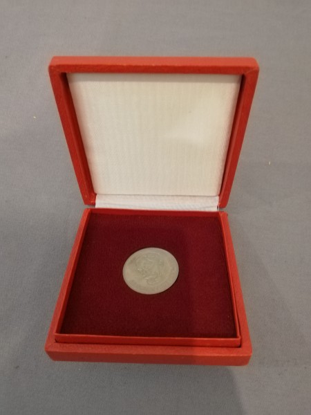DDR MfS F.E.Dzierzynski.Medaille.Vernickelt im Etui