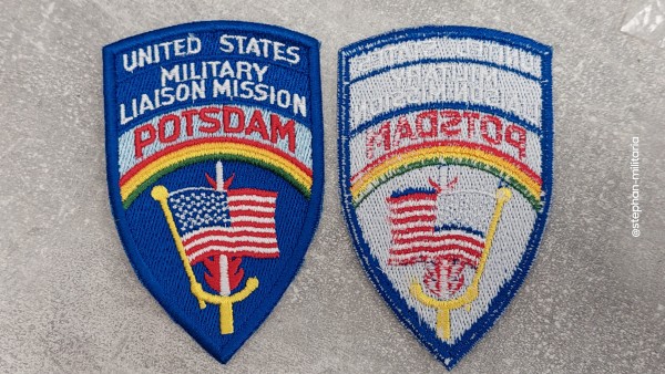 US Armabzeichen United States Military Liaison Misson Potsdam - selten