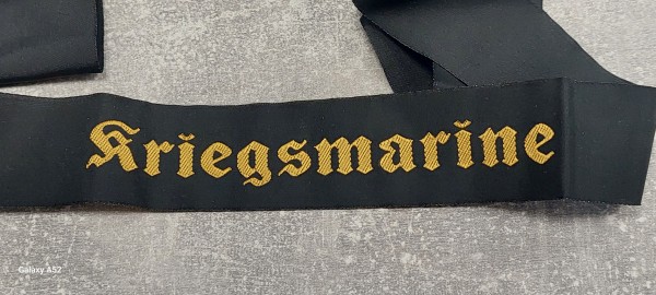Mützenband Kriegsmarine