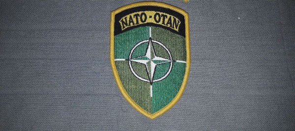 Verbandsabzeichen NATO - OTAN eFP Battle Group mit Schriftzug